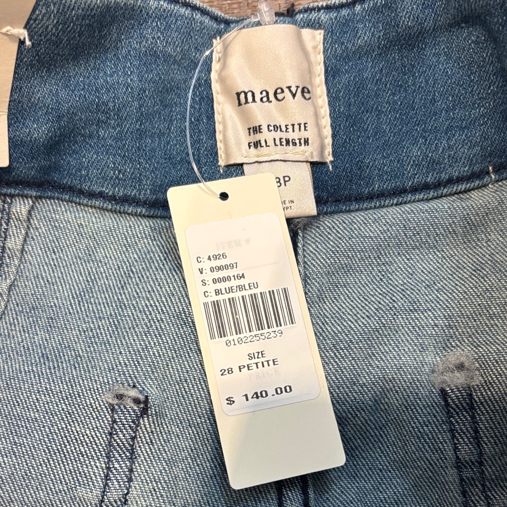 The Colette Full Length Wide Leg Jeans by Maeve 28P - Picture 2 of 8
